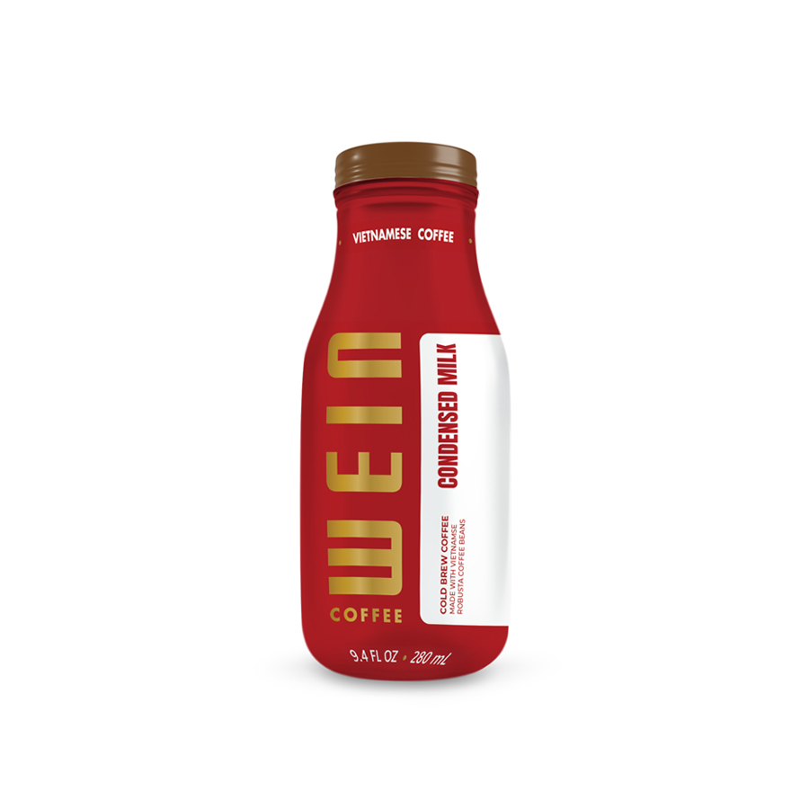 COLD BREW COFFEE WITH MILK - GLASS COFFEE BOTTLE - WEIN COFFEE